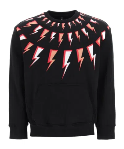 NEIL BARRETT ROUND-NECKED PRINTED SWEATER
