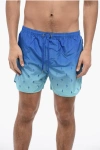Neil Barrett Screen Print All-over Bolt Swim Shorts