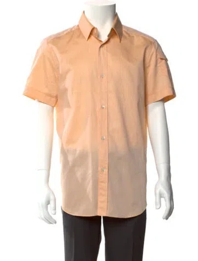 Pre-owned Neil Barrett Short Sleeve Shirt In Orange