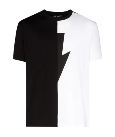 Neil Barrett Short-sleeved T-shirt In White