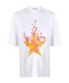 Neil Barrett Short-sleeved T-shirt With Round Neck In White