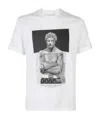 Neil Barrett Short-sleeved T-shirt With Round Neck In White