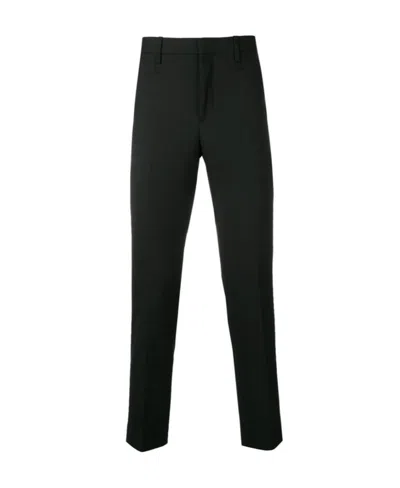 Neil Barrett Side Striped Slim Suit Trousers In Black