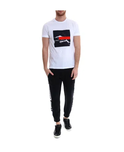 Neil Barrett Side Striped Sweatpants In Black