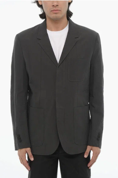 Neil Barrett Side Vents Notch Lapel Slim Fit 3-button Blazer