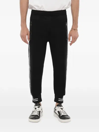 Neil Barrett Side-stripe Track Pants In Black