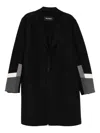 Neil Barrett Single-breasted Coat In Black