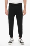 Neil Barrett Low-rise Biker Sweatpants With Zipped Pockets In Black