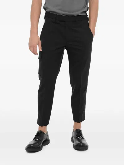 Neil Barrett Skinny-fit Belt-loop Cargo Pants In Black