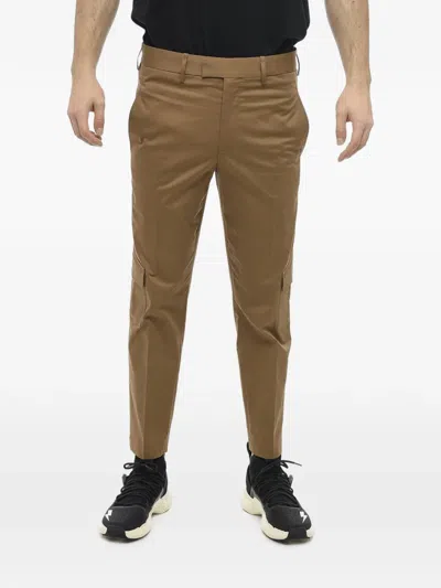 Neil Barrett Skinny-fit Cargo Pants In Brown