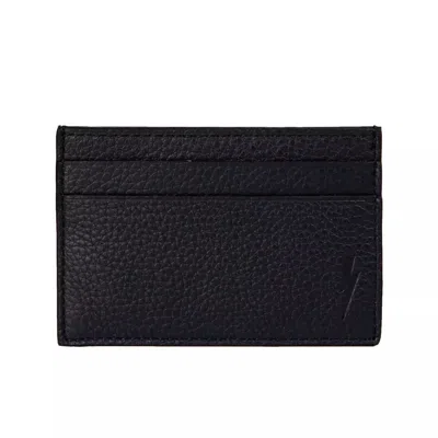 Neil Barrett Sleek Leather Card Holder Men's Wallet In Black