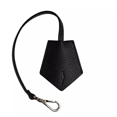 Neil Barrett Sleek Leather Keychain For Men's Men In Black