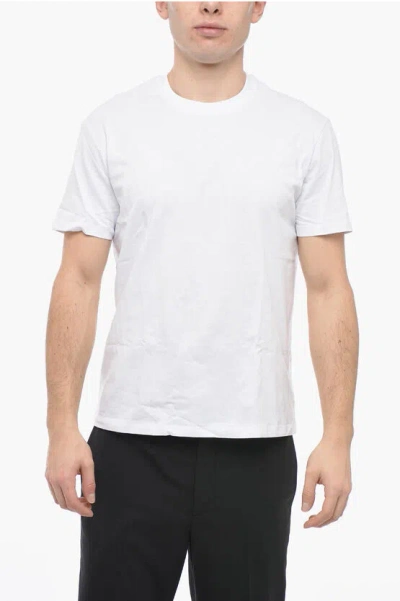 Neil Barrett Slim Fit 2 Pairs Of Crew-neck T-shirt Set In White