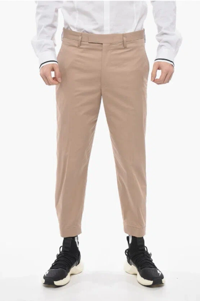 Neil Barrett Slim Fit Barrett Metal Pants With Adjustable Ankles In Multi