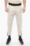 Neil Barrett Slim Fit Cotton Twill Tom Pants With Contrast Waistband