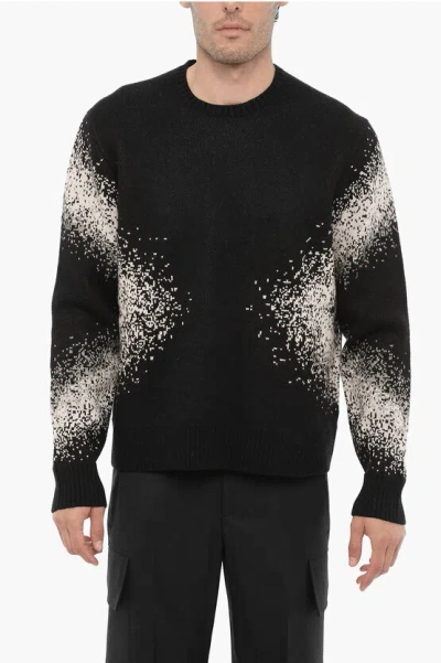 Neil Barrett Slim Fit Crew-neck Sweater In Multi