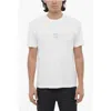 Neil Barrett Slim Fit Crew-neck T-shirt With Heart Print In White