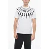 Neil Barrett Man T-shirt White Size Xxl Cotton