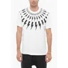 Neil Barrett Slim Fit Fairisle Thunderbolt Crew-neck T-shirt