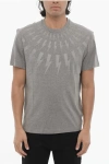 Neil Barrett Fairisle Thunderbolt T-shirt