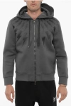 Neil Barrett Slim Fit Hoodie With Frontal Closure