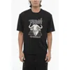 Neil Barrett Slim Fit Printed Rock Band Zodiac Taurus Crew-neck T-shirt In Black