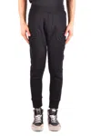 Neil Barrett Slim Fit Trousers With Ribbed Detailing In Blue