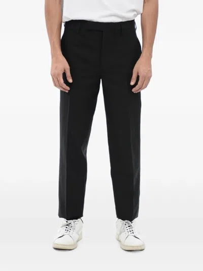 Neil Barrett Slim-fit Belt-loop Tailored Trousers In Black