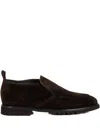 Neil Barrett Slip-on Heeled Boots In Brown