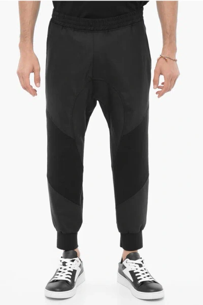Neil Barrett Slouch Fit Virgin Wool Blend Casual Pants In Multi