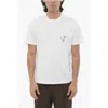 Neil Barrett Solid Color For You Crew-neck T-shirt With Contrasting Print In White