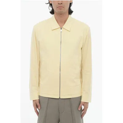 Neil Barrett Solid Color Harrington Jacket With Zip Men's Closure