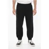 Neil Barrett Solid Color Joggers With Wool Side Bands