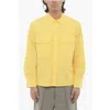 Neil Barrett Solid Color Loose Fit Shirt With Double Breast Pocket