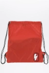 NEIL BARRETT SOLID COLOR NYLON DRAWSTRING BACKPACK WITH MONOGRAM