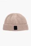 Neil Barrett Solid Color Ribbed Beanie With Contrasting Detail