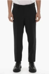 Neil Barrett Solid Color Slim Fit Pants With Belt Loops