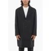 Neil Barrett Solid Color Wool Blend Coat