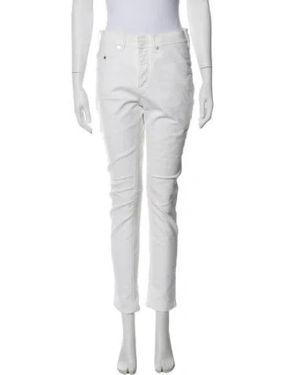 Pre-owned Neil Barrett Straight Leg Pants In White
