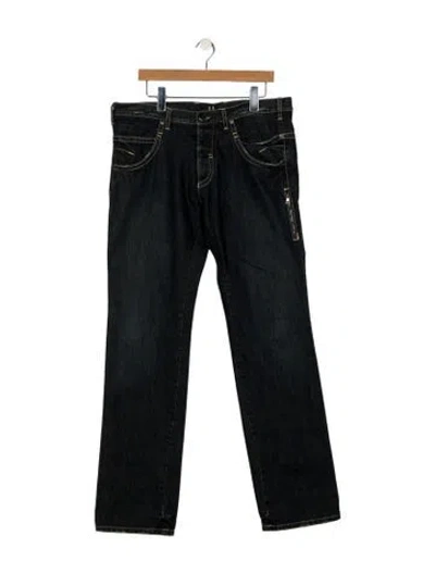 Pre-owned Neil Barrett Straight-leg Jeans In Blue