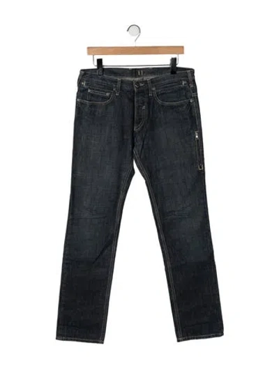 Pre-owned Neil Barrett Straight-leg Jeans In Gray