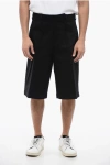 Neil Barrett Waterproof Loose Cotton & Nylon Shorts