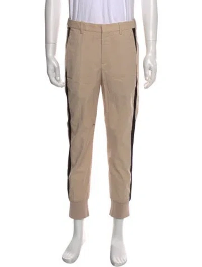 Pre-owned Neil Barrett Striped Joggers In Neutral