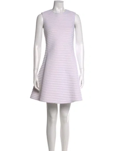 Pre-owned Neil Barrett Striped Mini Dress In Pink