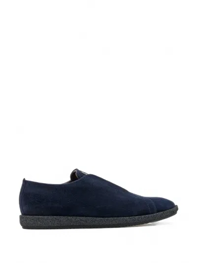 Neil Barrett Suede Slip-on Shoes In Blue
