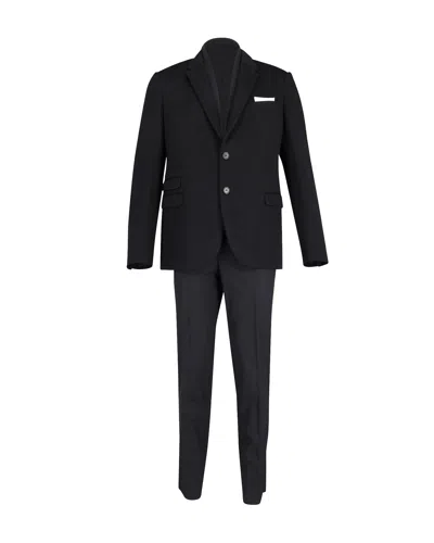 Neil Barrett Suit And Trousers Set In Black Viscose