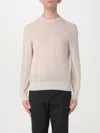 Neil Barrett Ribbed-trim Sweater In Beige