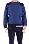 Neil Barrett Colour-block Intarsia-knit Jumper In Multicolor