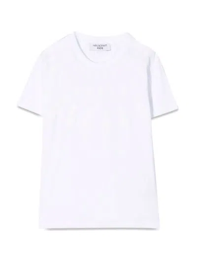 Neil Barrett Kids' T-shirt Jersey In White