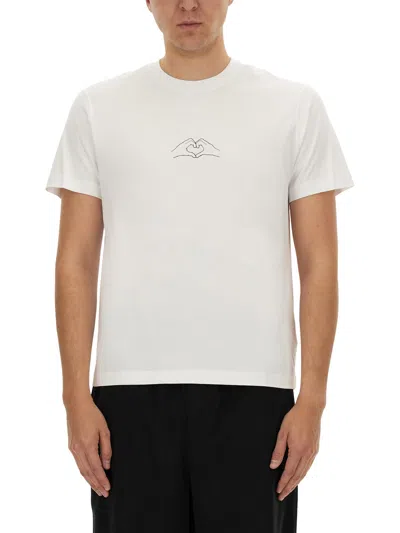 Neil Barrett T-shirt With Print In White